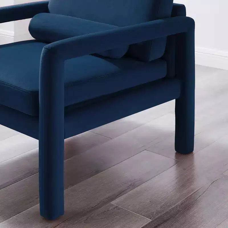 Fauteuil d'appoint en velours Art Leon, fauteuil moderne pour salon, canapé simple élégant et rembourré