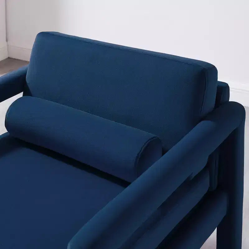 Fauteuil d'appoint en velours Art Leon, fauteuil moderne pour salon, canapé simple élégant et rembourré