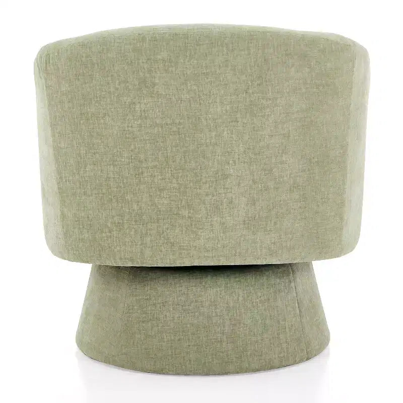 Christopher Knight Home Aether Contemporary 360 Swivel Chenille Upholstered Chair with Cushion