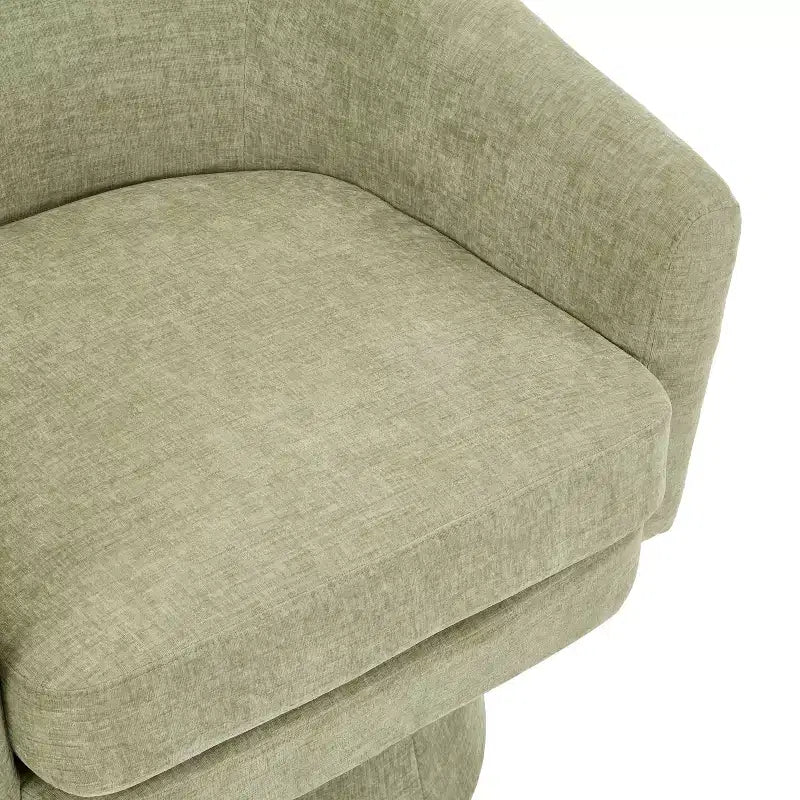 Christopher Knight Home Aether Contemporary 360 Swivel Chenille Upholstered Chair with Cushion