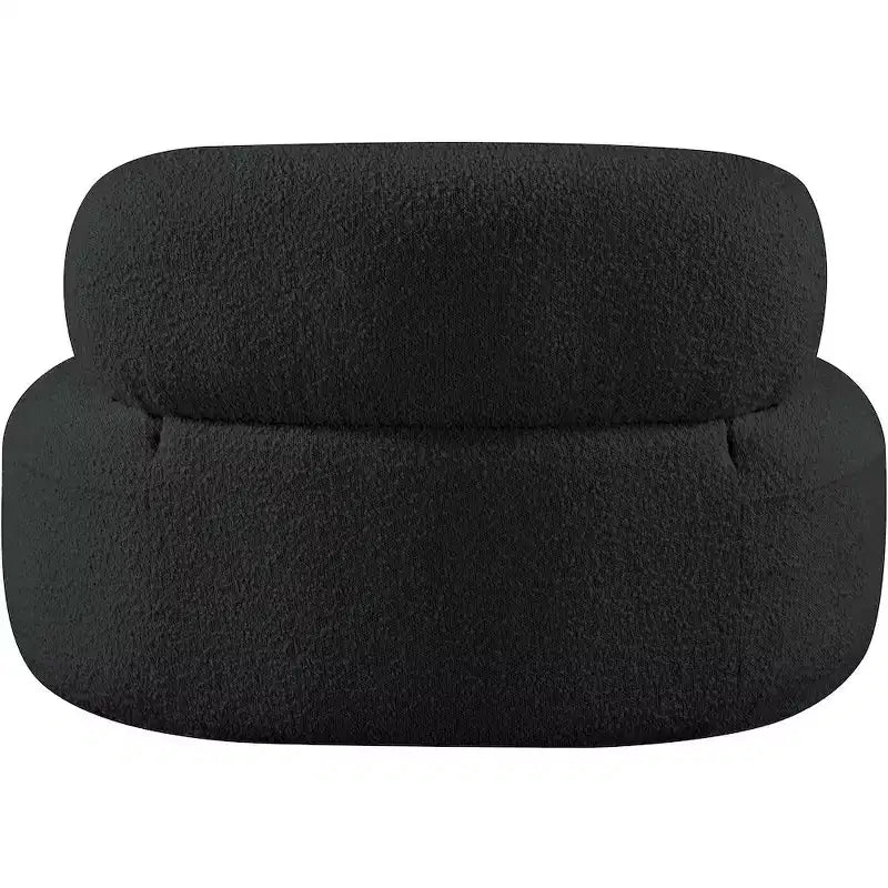 Meridian Furniture Fauteuil en tissu bouclette Venti