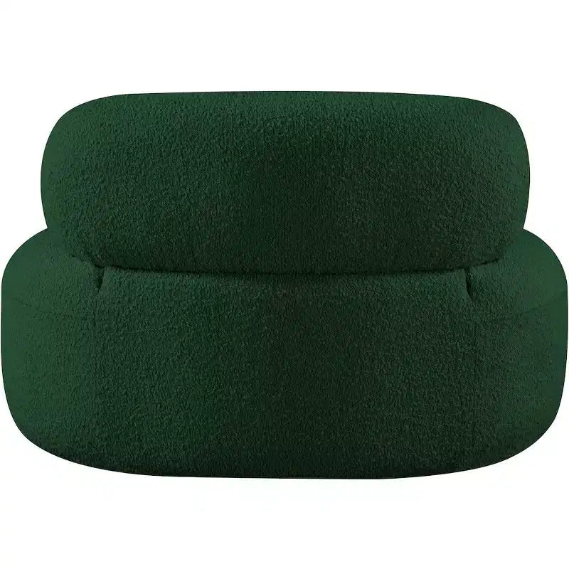 Meridian Furniture Fauteuil en tissu bouclette Venti