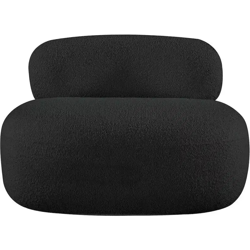Meridian Furniture Fauteuil en tissu bouclette Venti