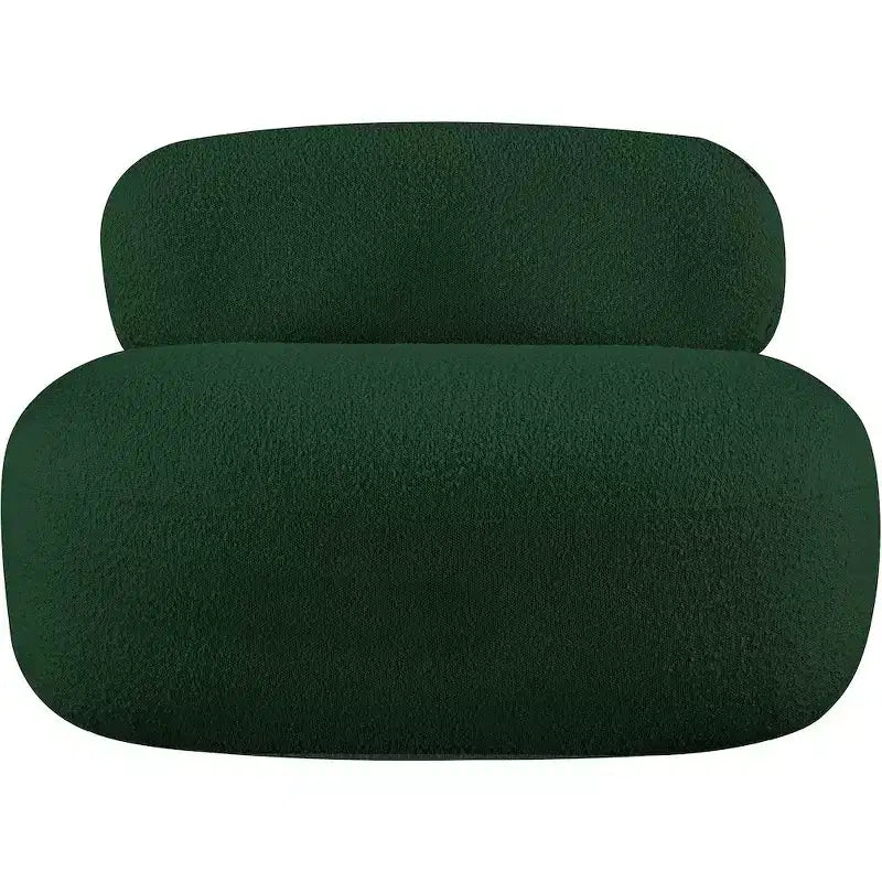 Meridian Furniture Fauteuil en tissu bouclette Venti