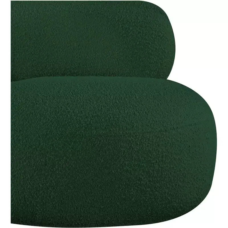 Meridian Furniture Fauteuil en tissu bouclette Venti