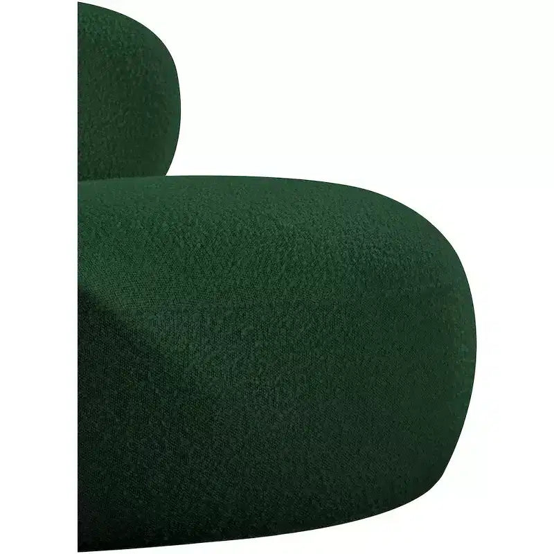 Meridian Furniture Fauteuil en tissu bouclette Venti