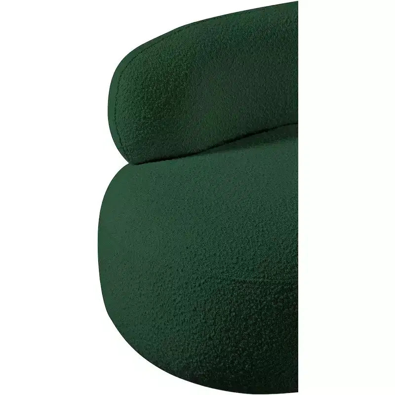 Meridian Furniture Fauteuil en tissu bouclette Venti