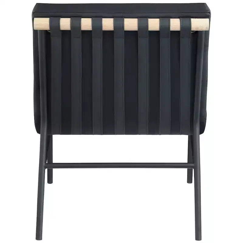 Meridian Furniture, fauteuil d'appoint en cuir végétalien Burke
