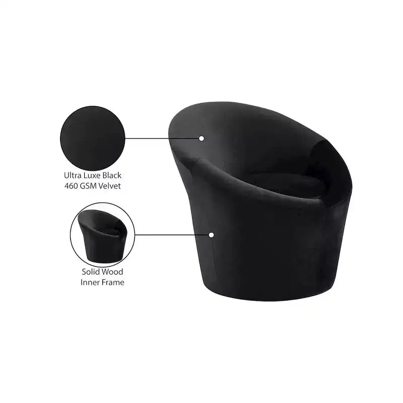 Meridian Furniture,Tristan Velvet Accent Chair