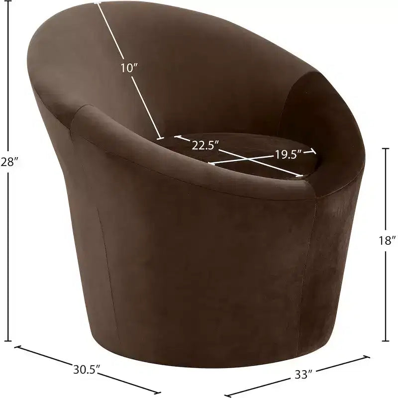Meridian Furniture,Tristan Velvet Accent Chair