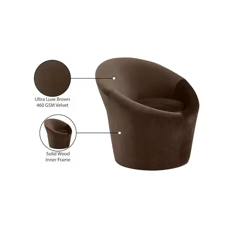 Meridian Furniture,Tristan Velvet Accent Chair