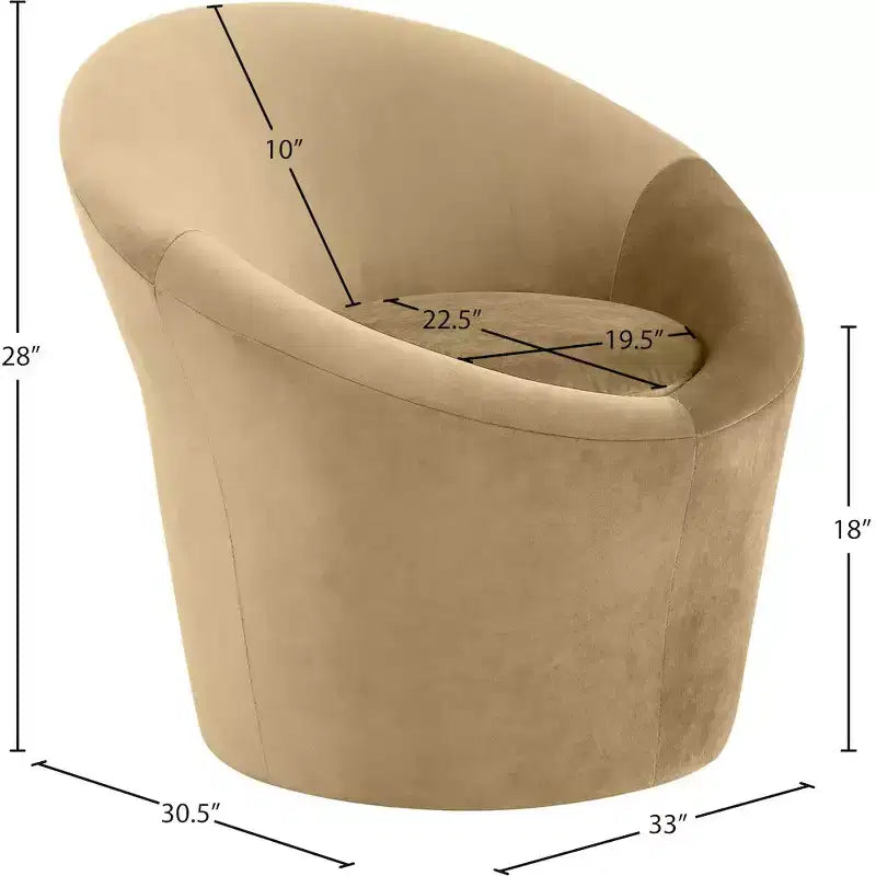 Meridian Furniture,Tristan Velvet Accent Chair