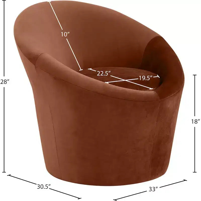 Meridian Furniture,Tristan Velvet Accent Chair
