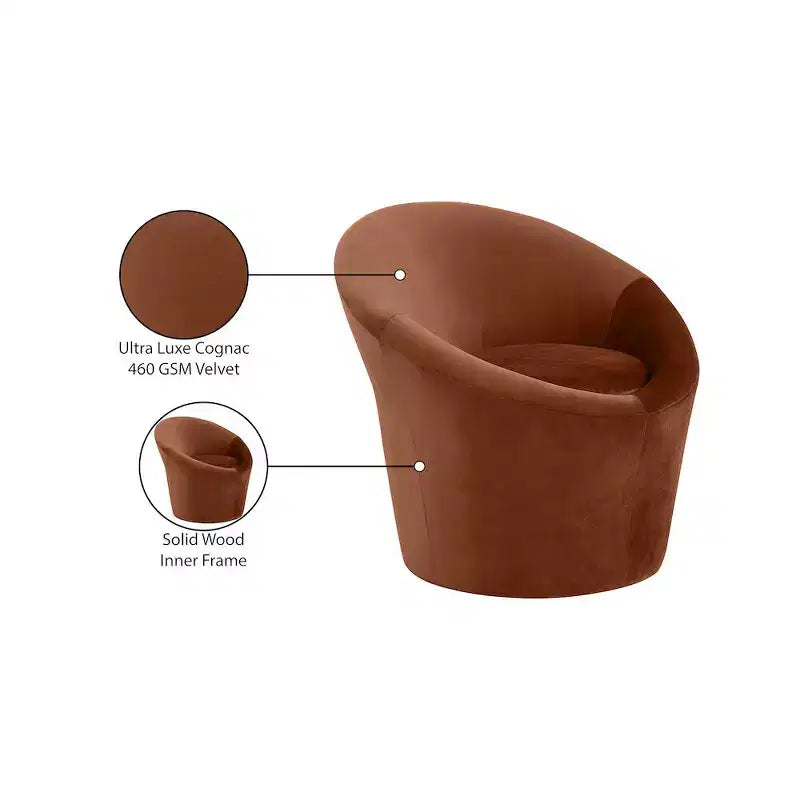 Meridian Furniture,Tristan Velvet Accent Chair