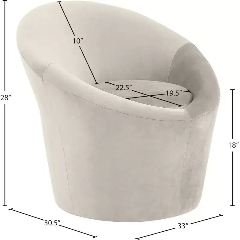Meridian Furniture,Tristan Velvet Accent Chair