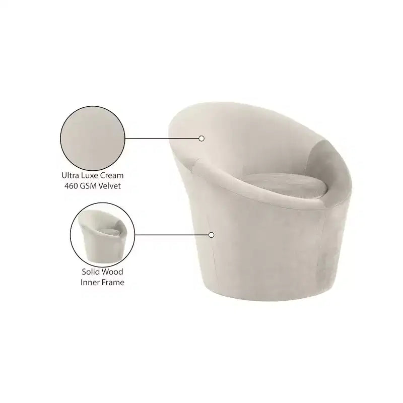 Meridian Furniture,Tristan Velvet Accent Chair