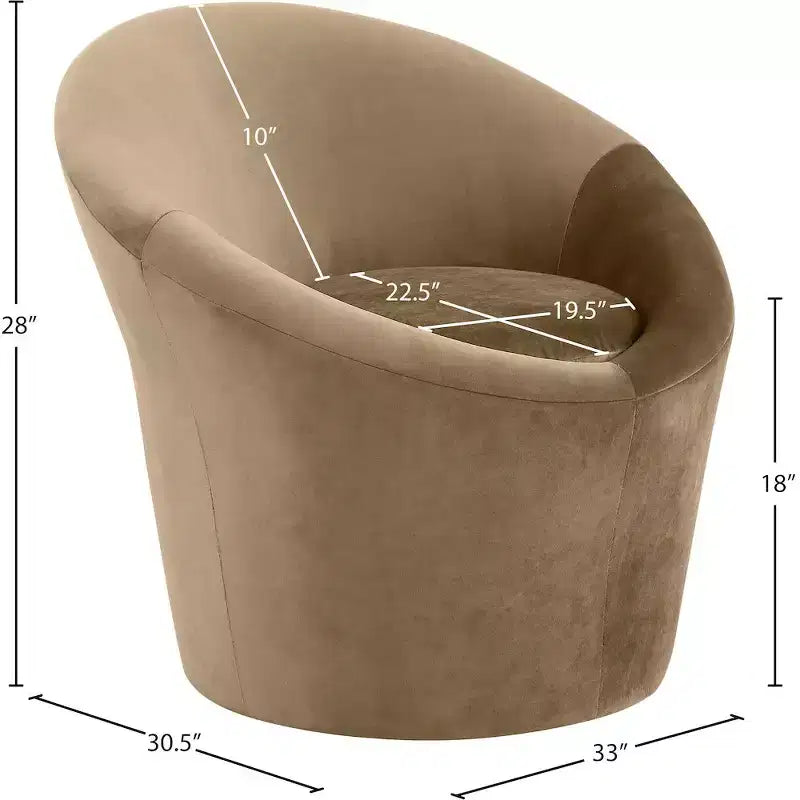 Meridian Furniture,Tristan Velvet Accent Chair