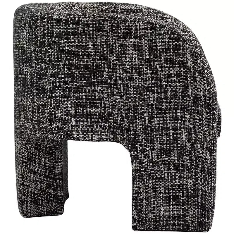 Meridian Furniture,Sawyer Weaved Polyester Fabric Accent Chair