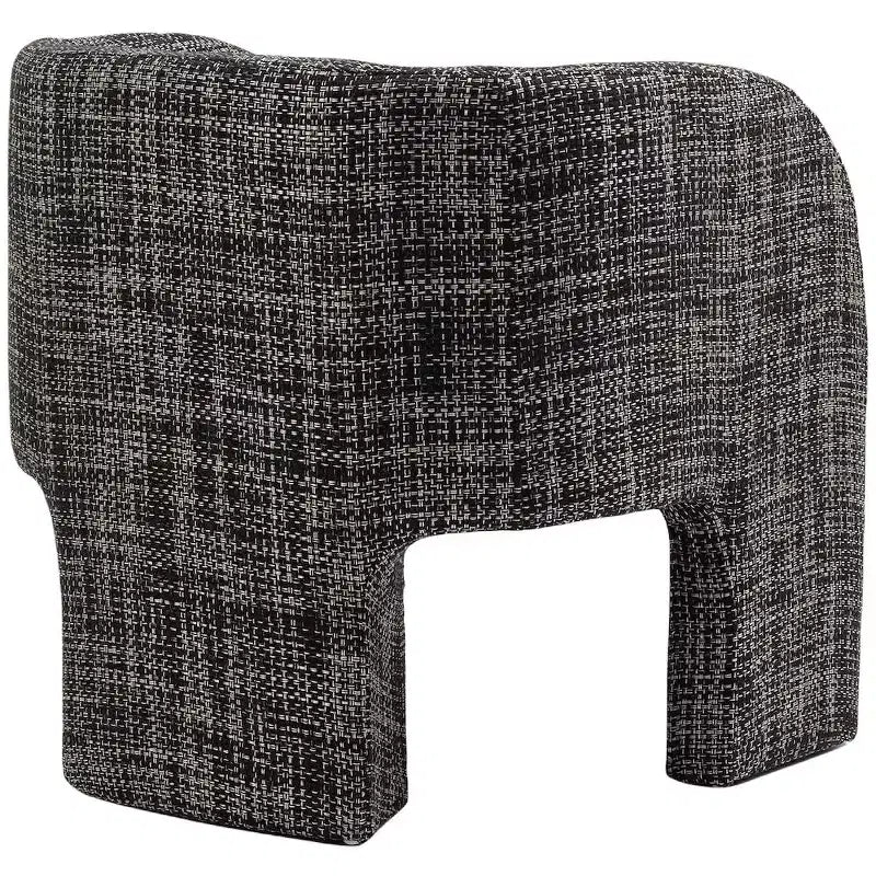 Meridian Furniture,Sawyer Weaved Polyester Fabric Accent Chair