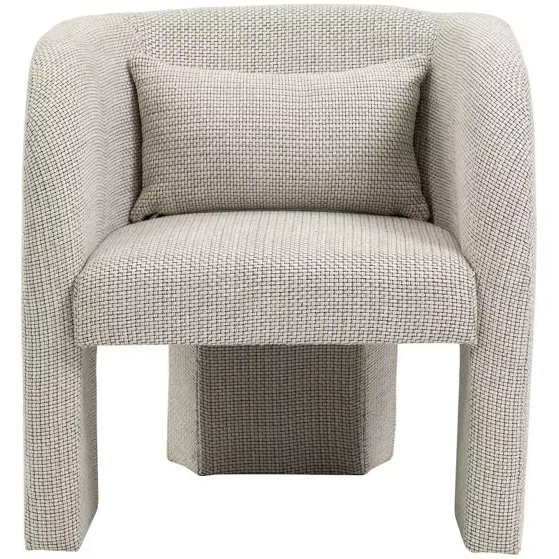 Meridian Furniture,Sawyer Weaved Polyester Fabric Accent Chair