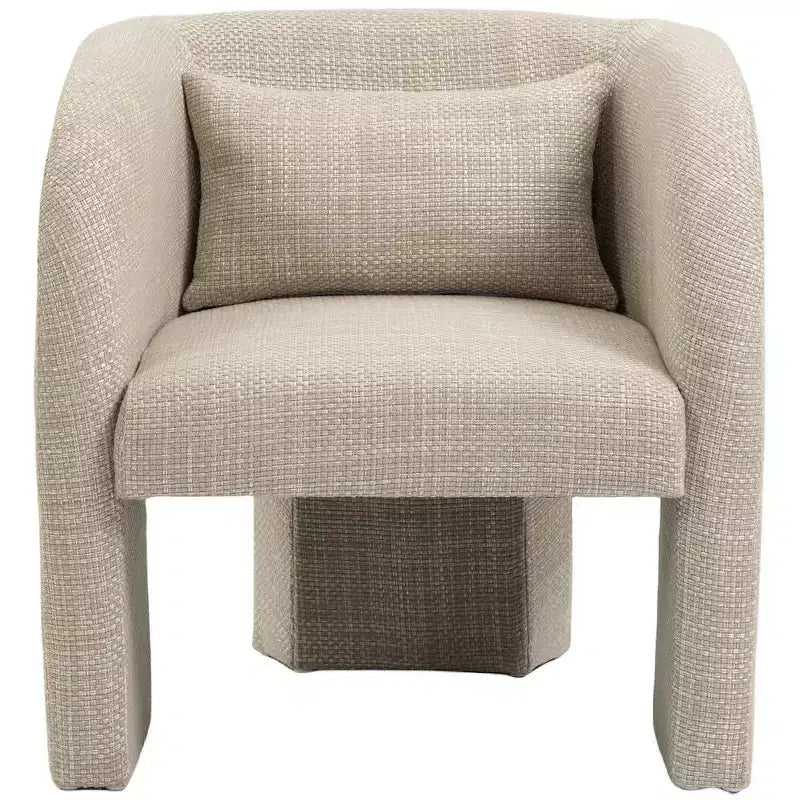 Meridian Furniture,Sawyer Weaved Polyester Fabric Accent Chair