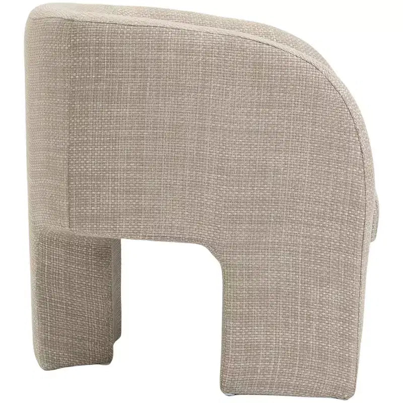 Meridian Furniture,Sawyer Weaved Polyester Fabric Accent Chair