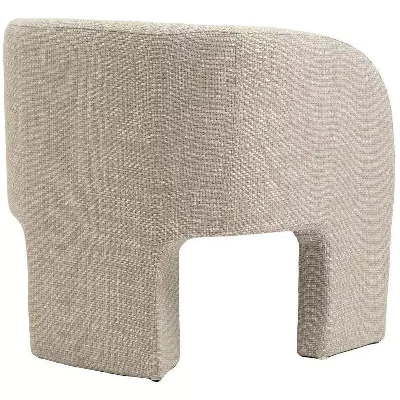 Meridian Furniture,Sawyer Weaved Polyester Fabric Accent Chair