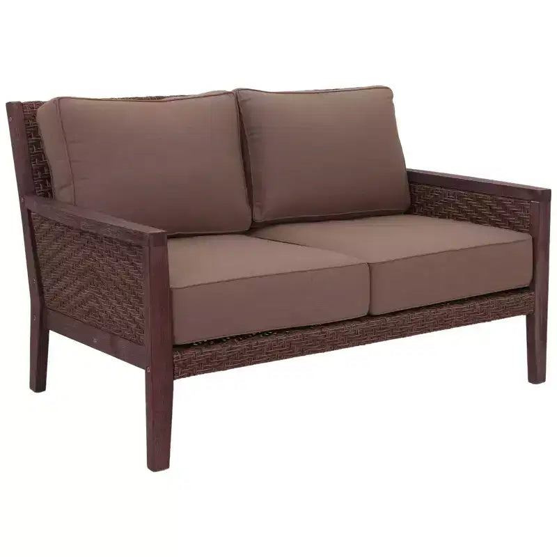 Courtyard Casual Buena Vista II - Ensemble causeuse 6 pièces avec ottomans Comprend : Une causeuse, une table basse, deux fauteuils et deux ottomans