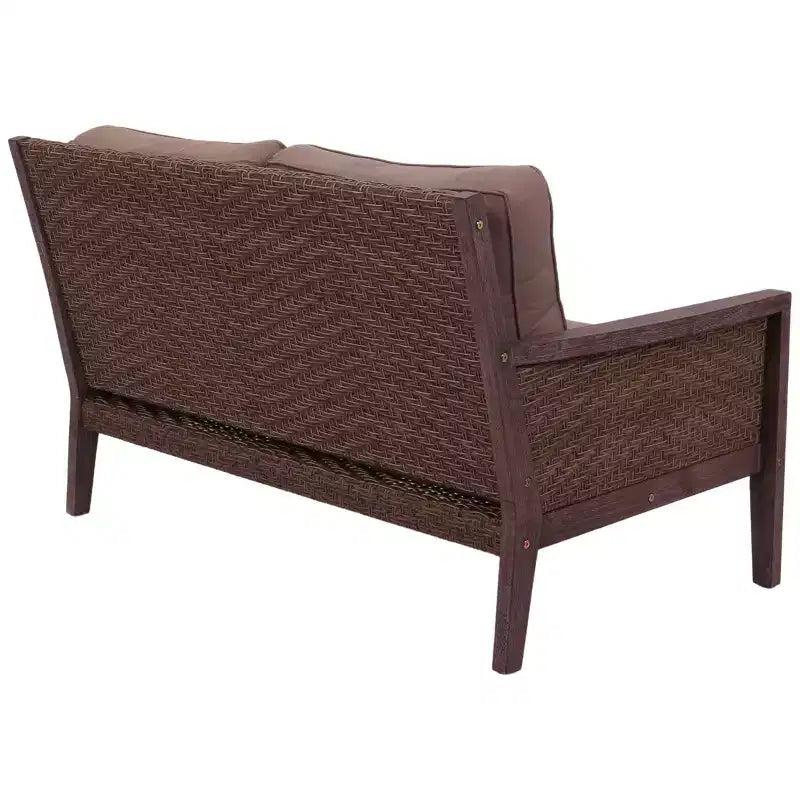 Courtyard Casual Buena Vista II - Ensemble causeuse 6 pièces avec ottomans Comprend : Une causeuse, une table basse, deux fauteuils et deux ottomans