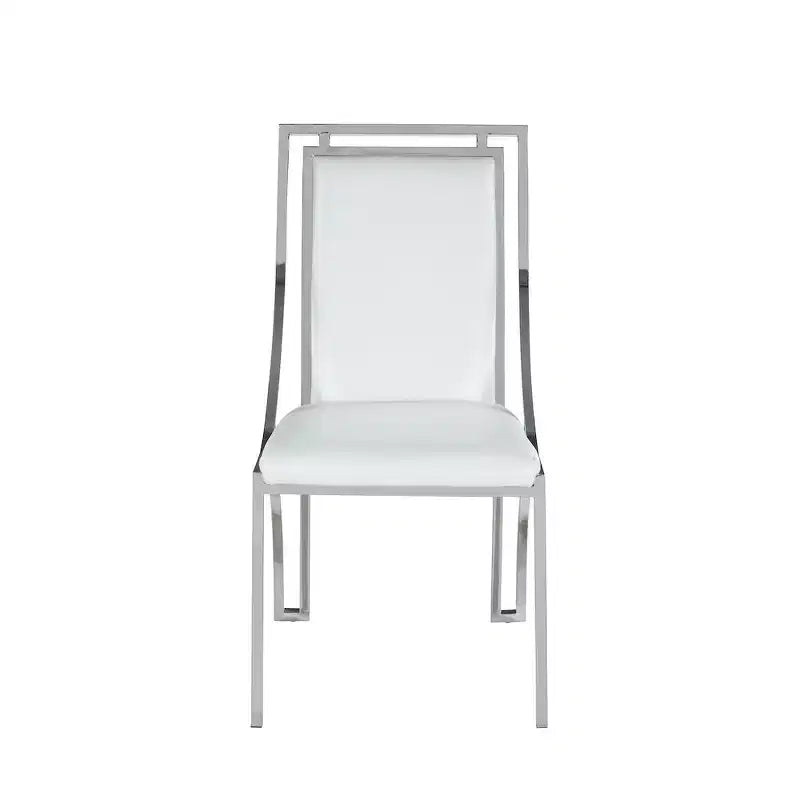 Chintaly Imports, Chaise d'appoint contemporaine à cadre ouvert - Lot de 2