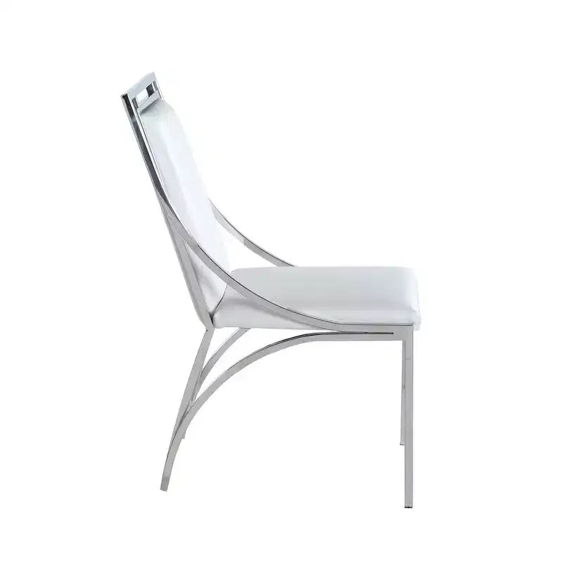 Chintaly Imports, Chaise d'appoint contemporaine à cadre ouvert - Lot de 2