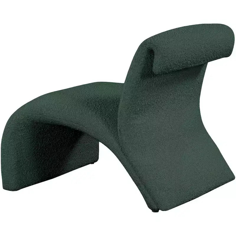 Meridian Furniture, Fauteuil d'appoint en tissu bouclé Mulberry