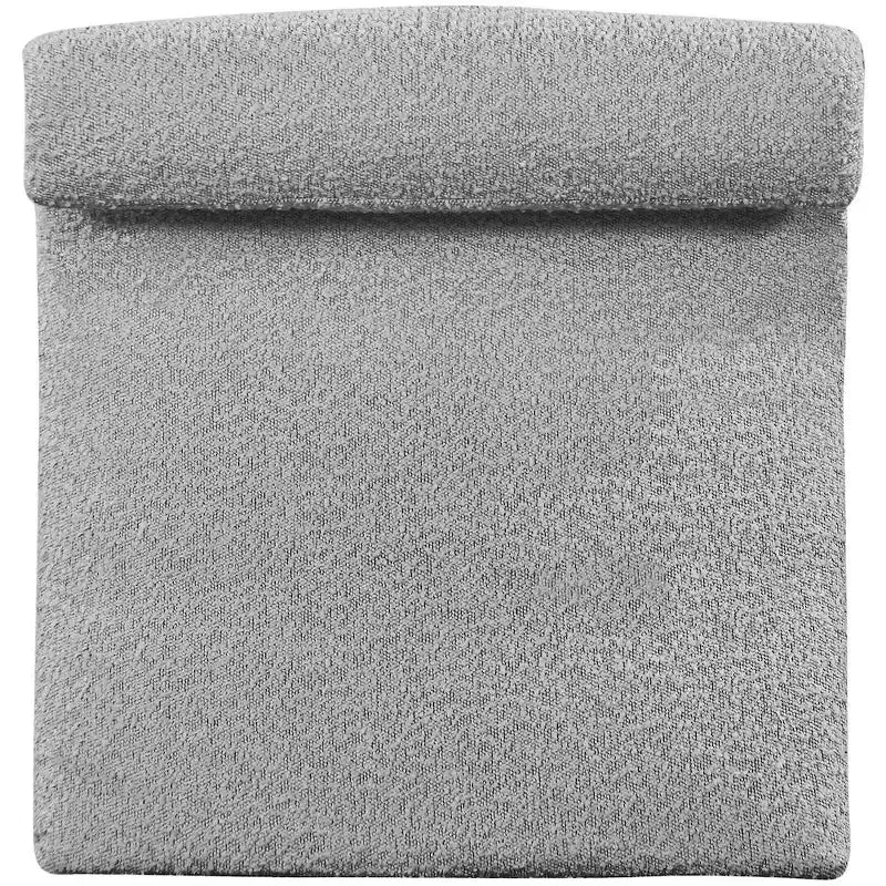 Meridian Furniture, Fauteuil d'appoint en tissu bouclé Mulberry