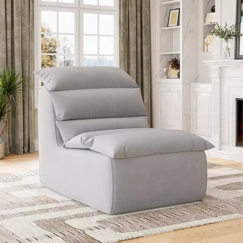 Fauteuil poire, canapé de sol paresseux avec mousse haute résilience, base antidérapante, poufs pour adultes, fauteuil de cheminée pour salon et chambre à coucher