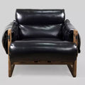 Art Leon Faux Leather Leisure Lounge Chair