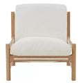 Damalie Boucle Accent Chair - SFV5141 - Ivory/Natural - Safavieh Couture