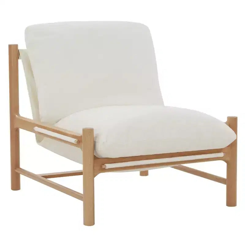 Damalie Boucle Accent Chair - SFV5141 - Ivory/Natural - Safavieh Couture