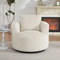Zeus & Ruta Modern 360 Swivel Accent Chair for Living Room, Office & Apartment