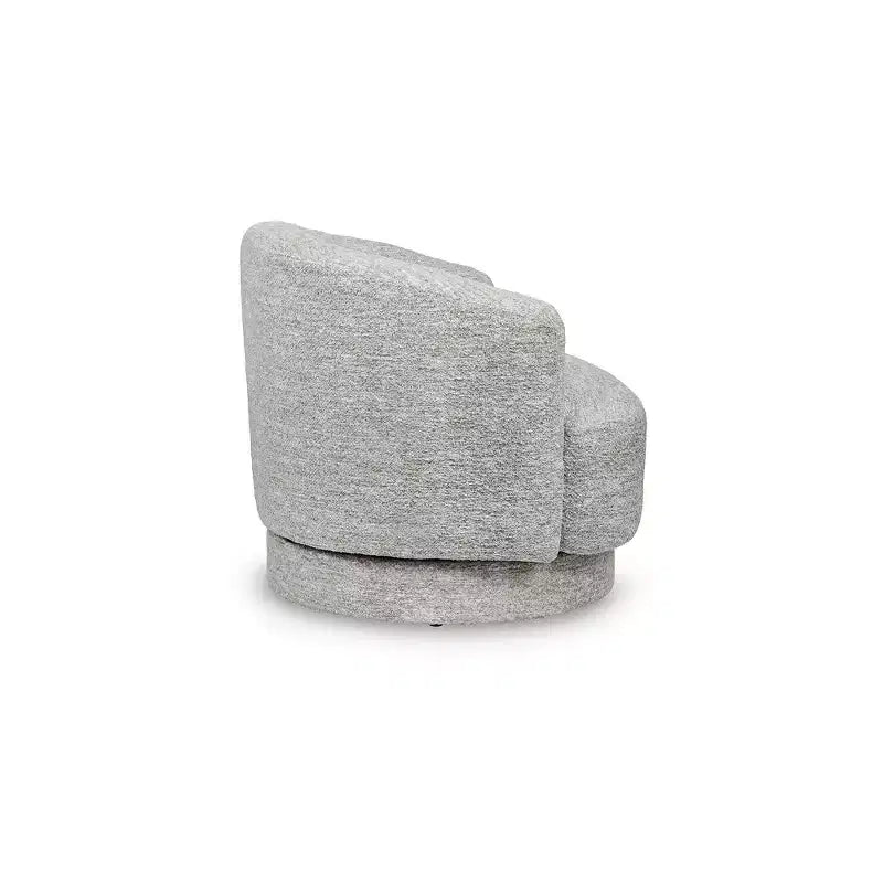 Signature Design by Ashley Wardsor 360-Degree Swivel Accent Chair in Stone Gray