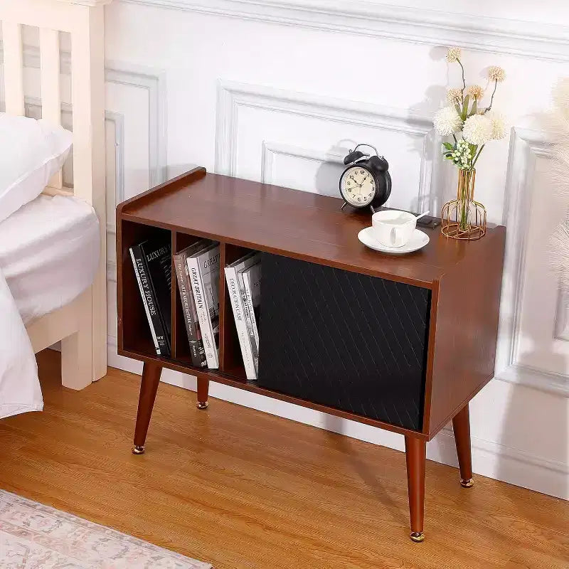 Table de chevet avec station de charge, tiroir de rangement et ports USB, table d'appoint pour chambre ou salon