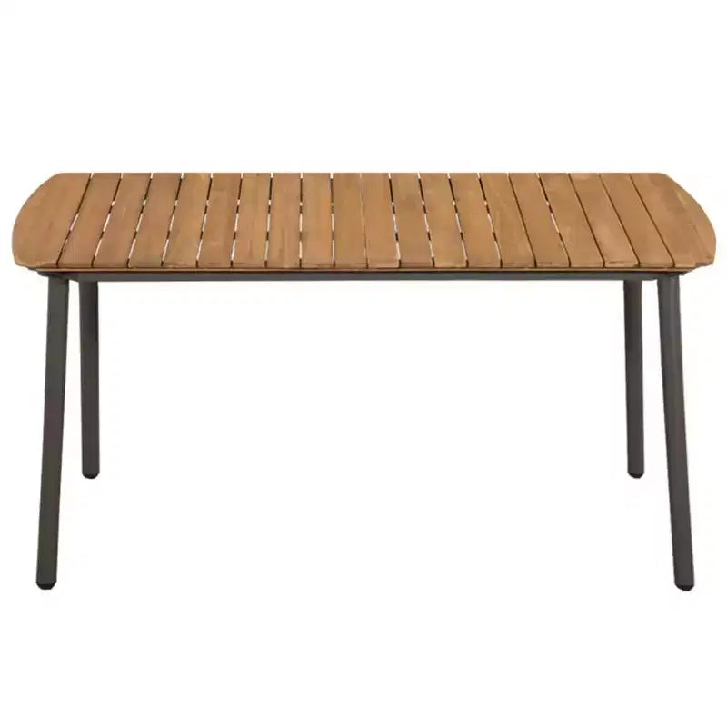 vidaXL Salon de jardin Table et chaises en polyrotin Anthracite 4 pcs