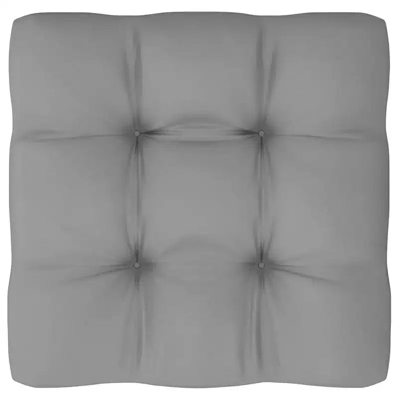 vidaXL Salon de jardin gris en pin massif Modulable moyen