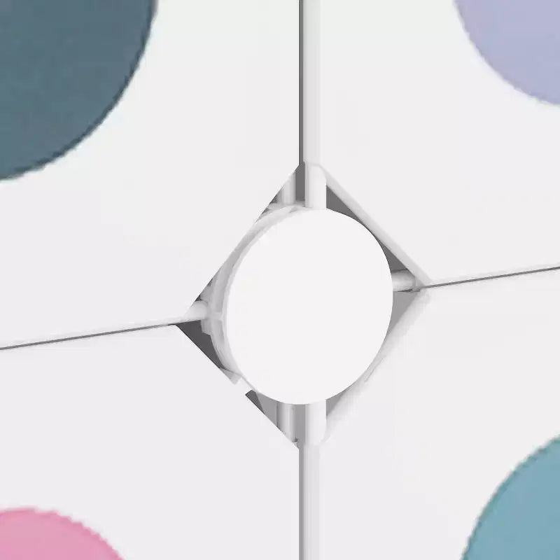 Meuble de rangement Cube pour enfants avec 15 casiers Organisateur bibliothèque Blanc 61 60.6