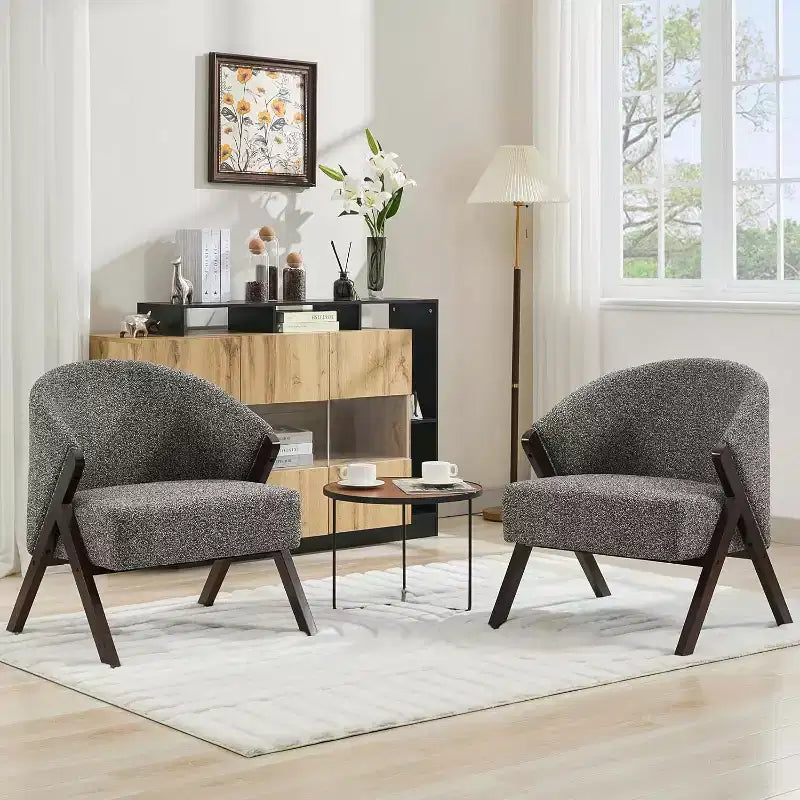 Fauteuil de style moderne, en PU, confortable fauteuil de lecture rembourré, sans accoudoirs, adapté au salon et à la chambre à coucher