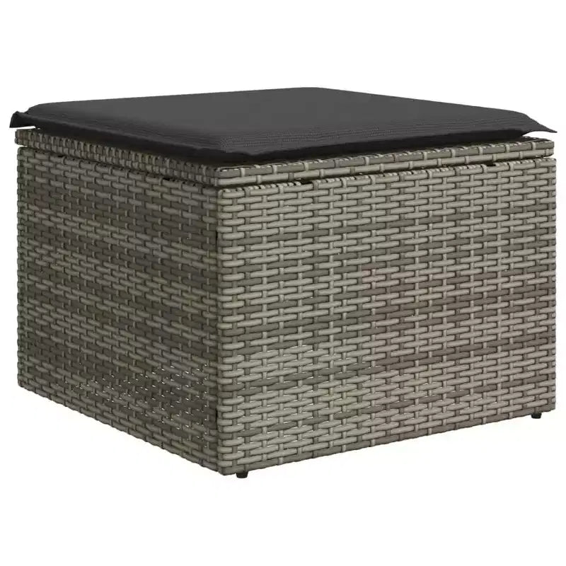 vidaXL Salon de jardin gris