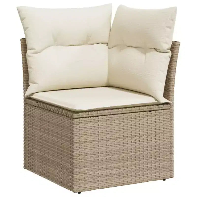 vidaXL Salon de jardin beige