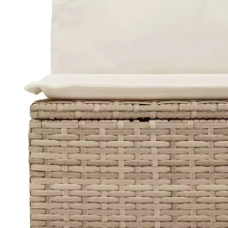 vidaXL Salon de jardin beige