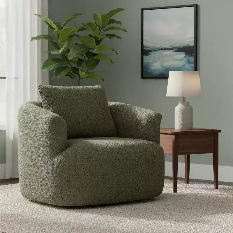 Fauteuil pivotant Merax 360 avec coussin