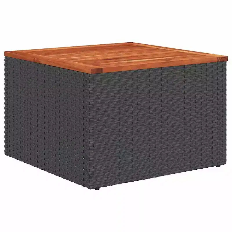 vidaXL Ensemble de canapés de jardin 5 pièces avec coussins - Noir et crème