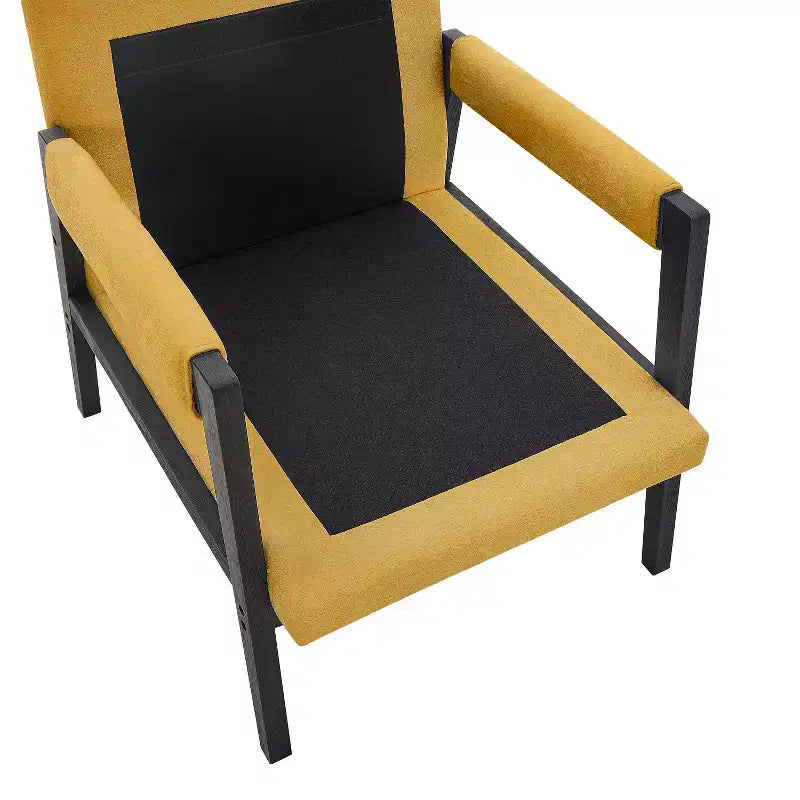 Fauteuil d'appoint en chenille Vatros, style Mid-Century Modern